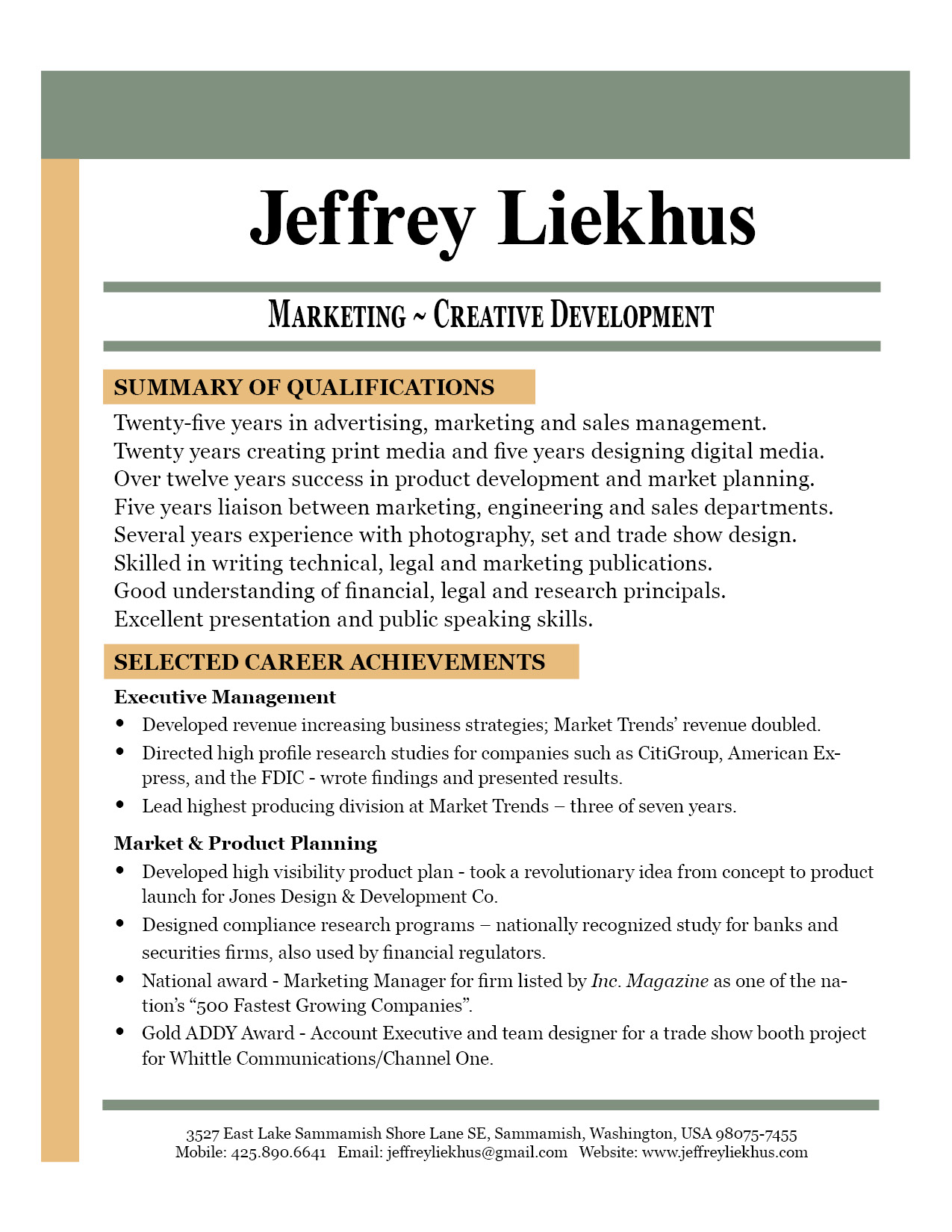 JAL Marketing Resume'
