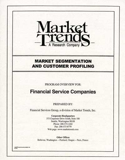 Market Segmentation brochure